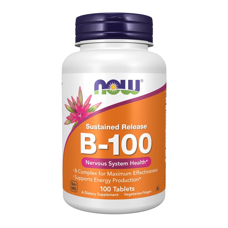 Now Supplements , Vitamin B- Sustained Release - Tablets Now Supplements , Vitamin B- Sustained Release - Tablets