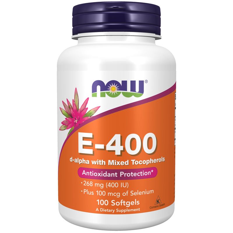Now Supplements , Vitamin E-400 - Softgels