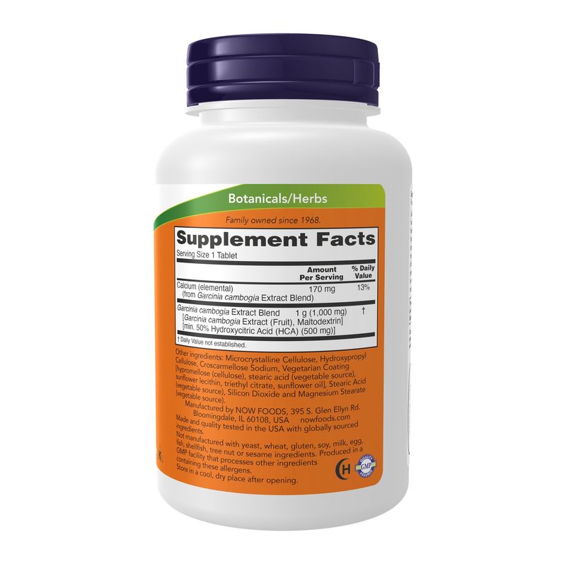 Now Supplements , Garcinia 1,000 Mg - Tablets