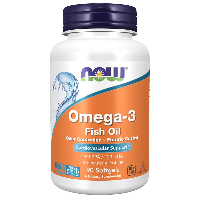 NOW, Omega-3 Enteric Coated Softgels NOW, Omega-3 Enteric Coated Softgels