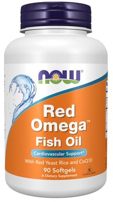 Now Supplements , Red Omega - 90 Softgels