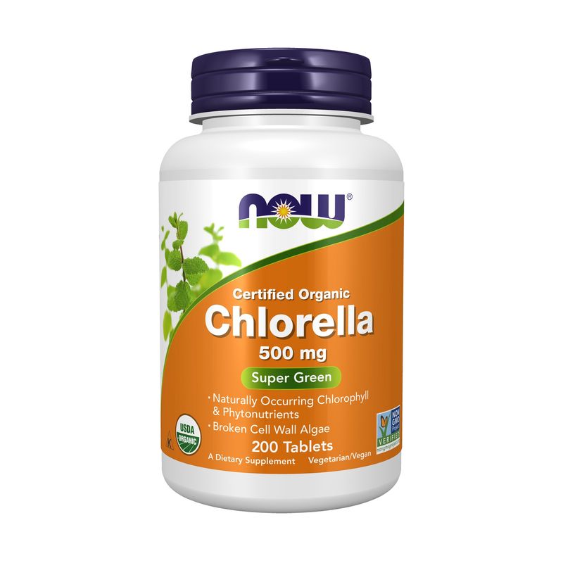 Now, Chlorella 500mg Org 200 Tabs Now, Chlorella 500mg Org 200 Tabs