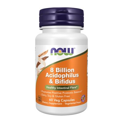 Now, 8 Billion Acidoph/bifidus 60 Vcaps Now, 8 Billion Acidoph/bifidus 60 Vcaps