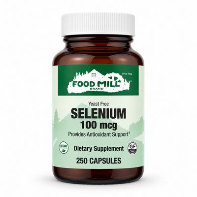 The Food Mill Selenium 100 mcg Capsules The Food Mill Selenium 100 mcg Capsules