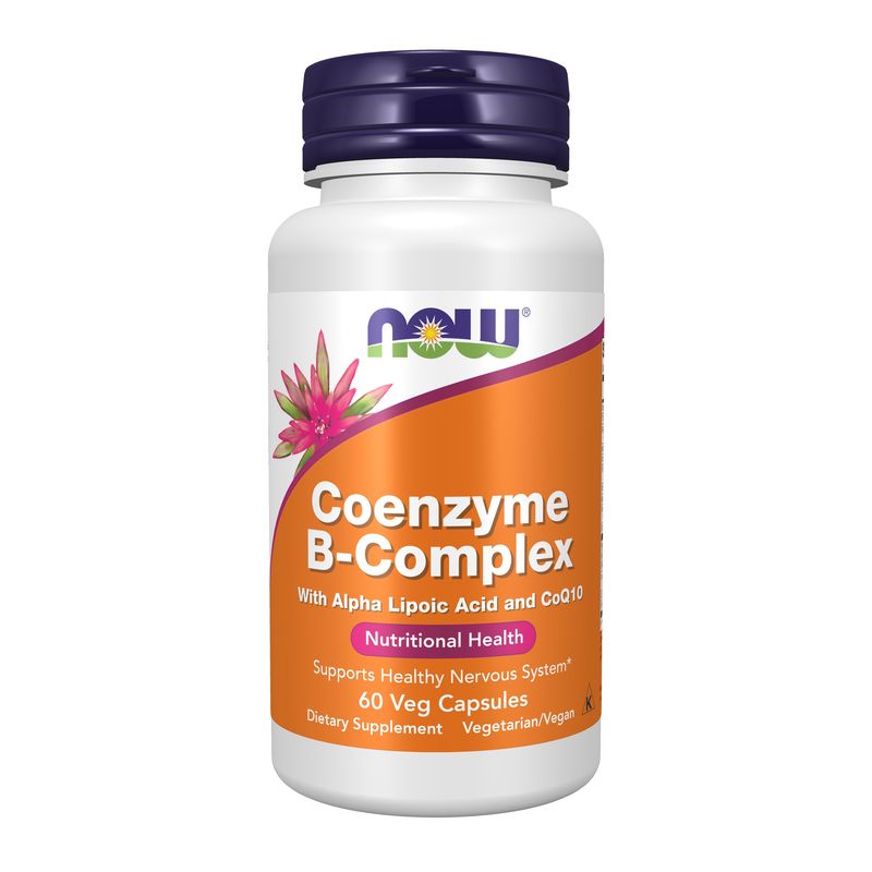 Now Supplements , Co-Enzyme B-Complex - 60 Veg Capsules Now Supplements , Co-Enzyme B-Complex - 60 Veg Capsules