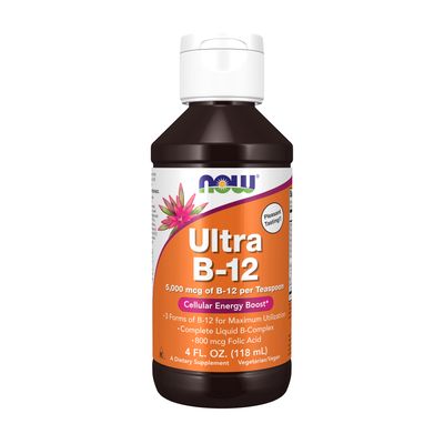 Now Supplements , Ultra B-12 Liquid - 4 oz. Now Supplements , Ultra B-12 Liquid - 4 oz.