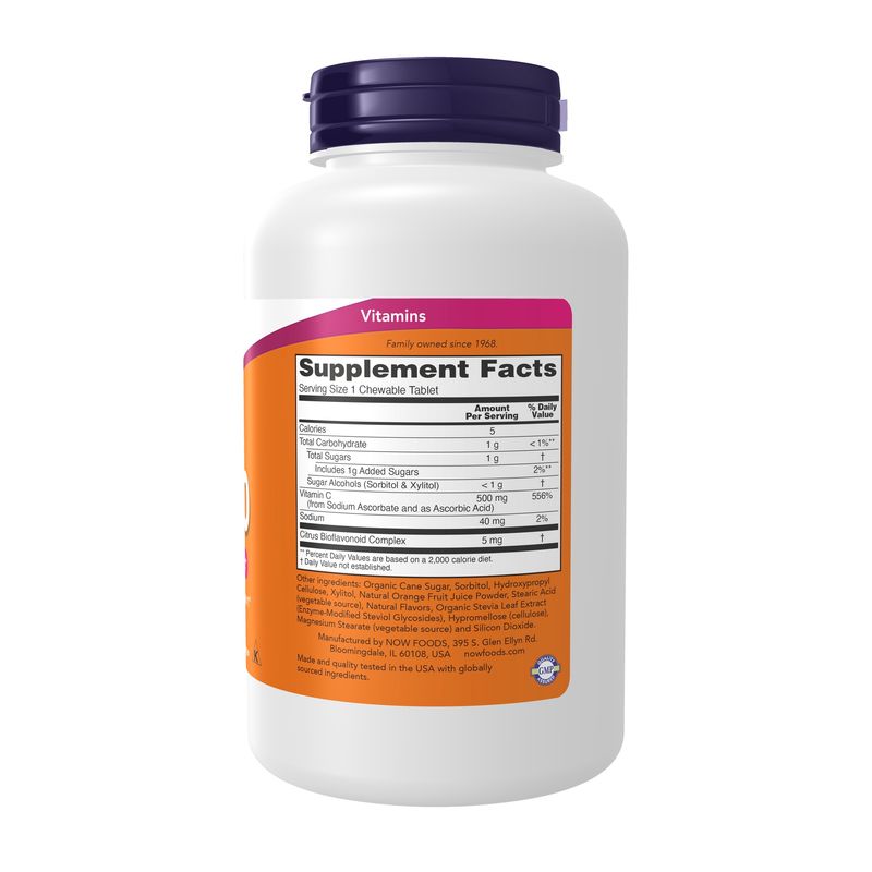 Now, C-500 Chew Orange 100 Tabs