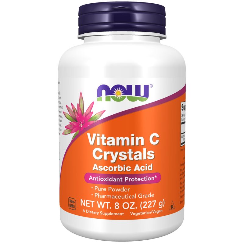Now Supplements , Vitamin C Crystals - 8 oz. Powder Now Supplements , Vitamin C Crystals - 8 oz. Powder
