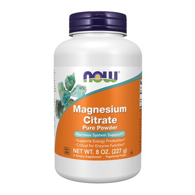 Now Supplements , Magnesium Citrate Pure Powder - 8 oz Now Supplements , Magnesium Citrate Pure Powder - 8 oz
