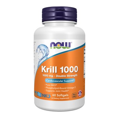 Now Supplements , Krill, Double Strength 1000 Mg - Softgels Now Supplements , Krill, Double Strength 1000 Mg - Softgels