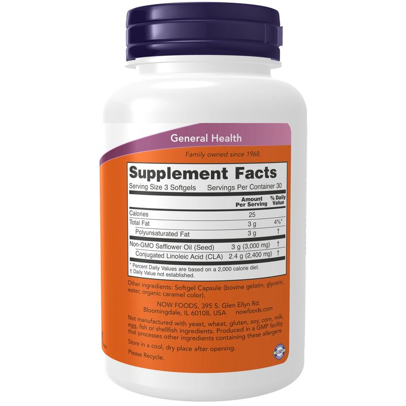 Now Supplements , Cla (Conjugated Linoleic Acid) 800 Mg - 90 Softgels