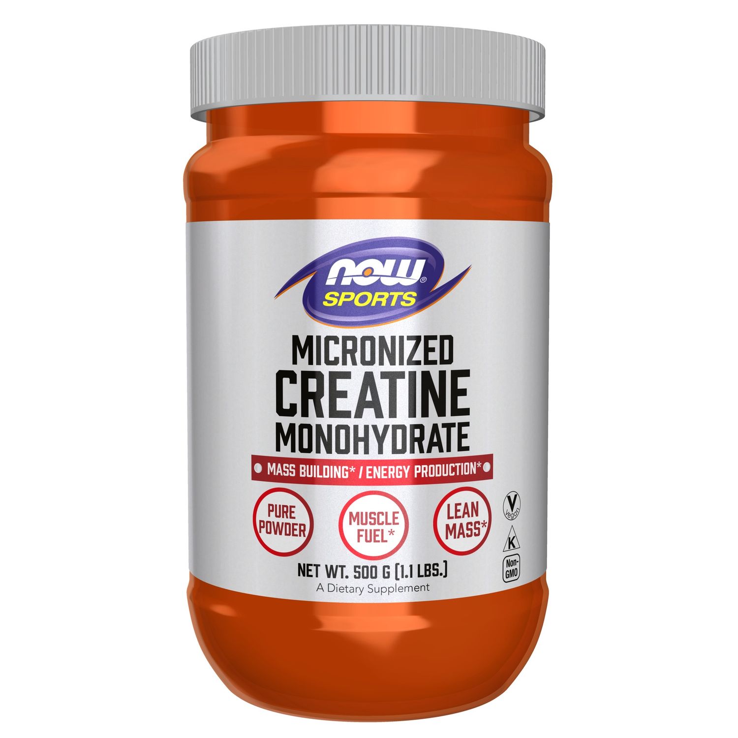 Now Sports , Creatine Monohydrate, Micronized Powder - 1.1 Lbs. (500 G) Now Sports , Creatine Monohydrate, Micronized Powder - 1.1 Lbs. (500 G)