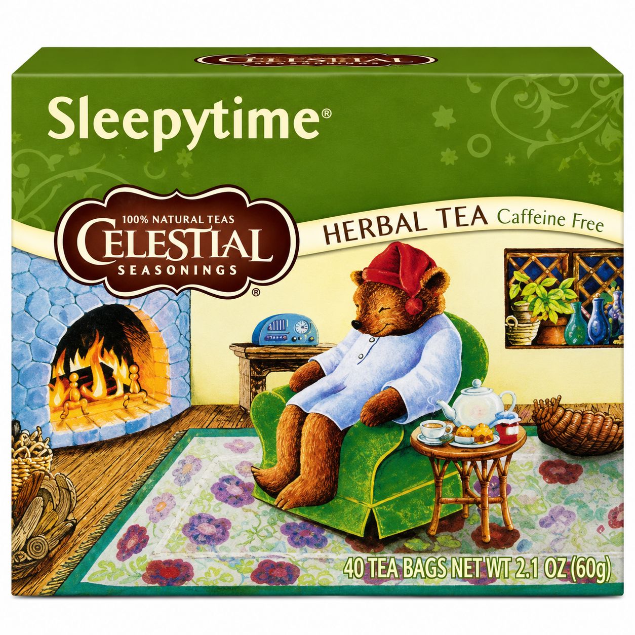 CELESTIAL SEASONINGS , Sleepytime Herbal Tea Caffeine Free CELESTIAL SEASONINGS , Sleepytime Herbal Tea Caffeine Free
