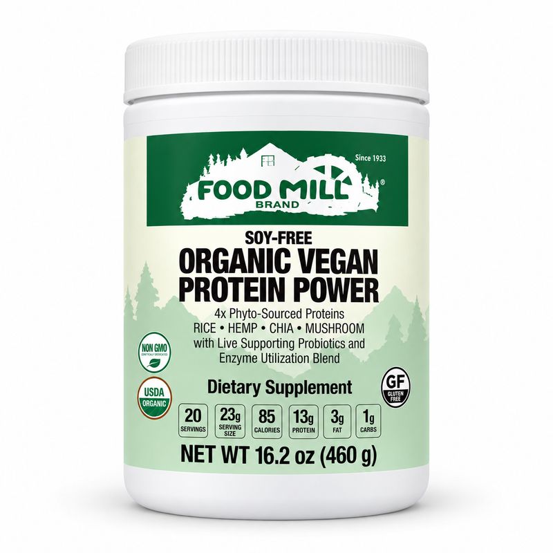 The Food Mill Organic Vegan Protein Power The Food Mill Organic Vegan Protein Power