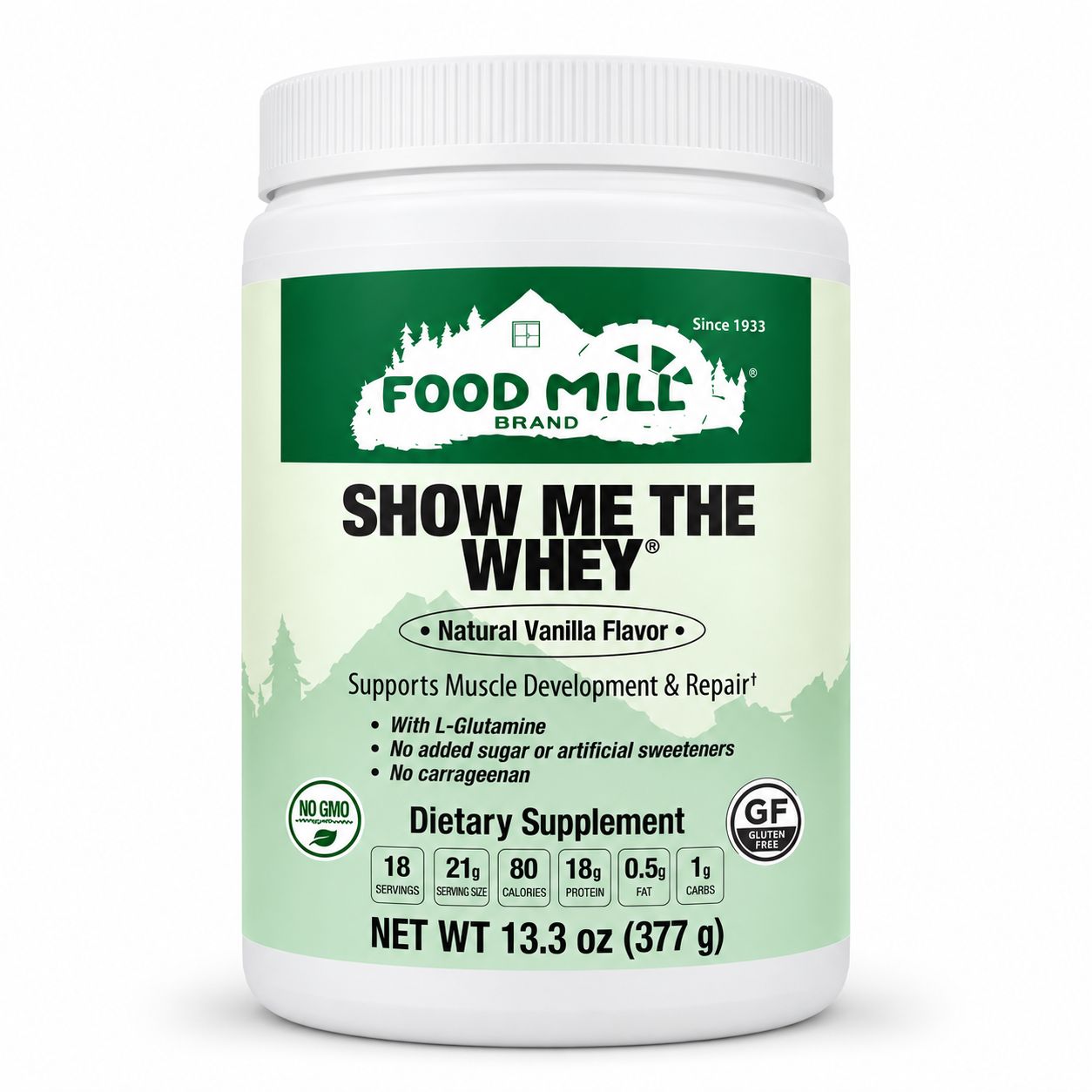 The Food Mill Show Me the Whey Powder - Natural Vanilla Flavor The Food Mill Show Me the Whey Powder - Natural Vanilla Flavor