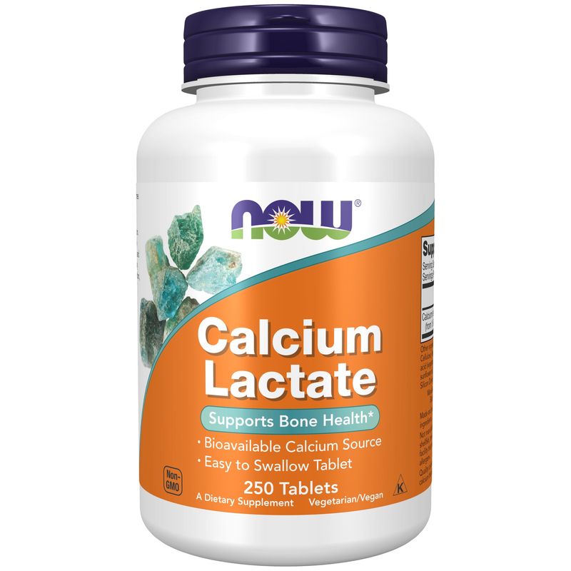 Now Supplements , Calcium Lactate - 250 Tablets Now Supplements , Calcium Lactate - 250 Tablets
