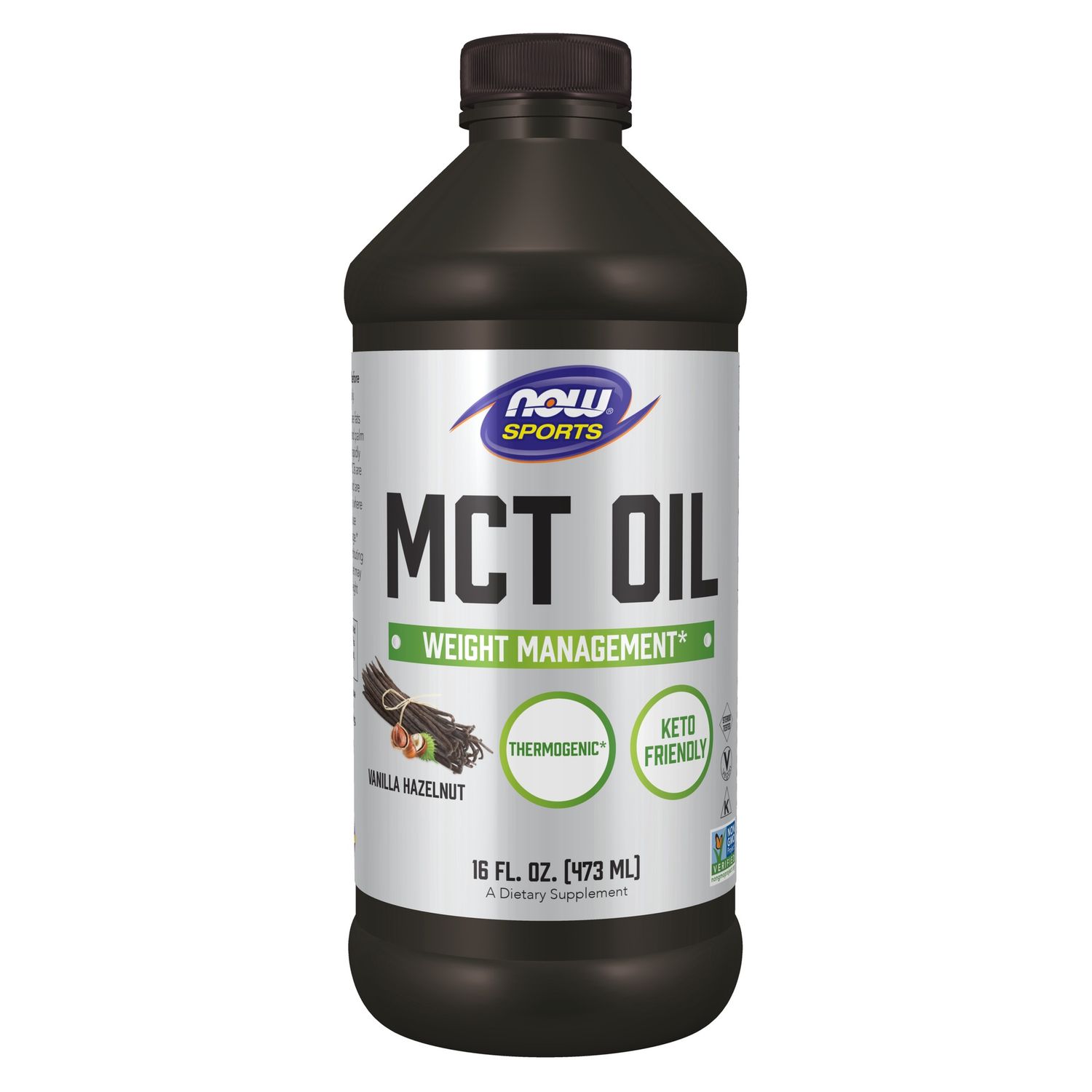 Now Sports , Mct Oil, Vanilla Hazelnut