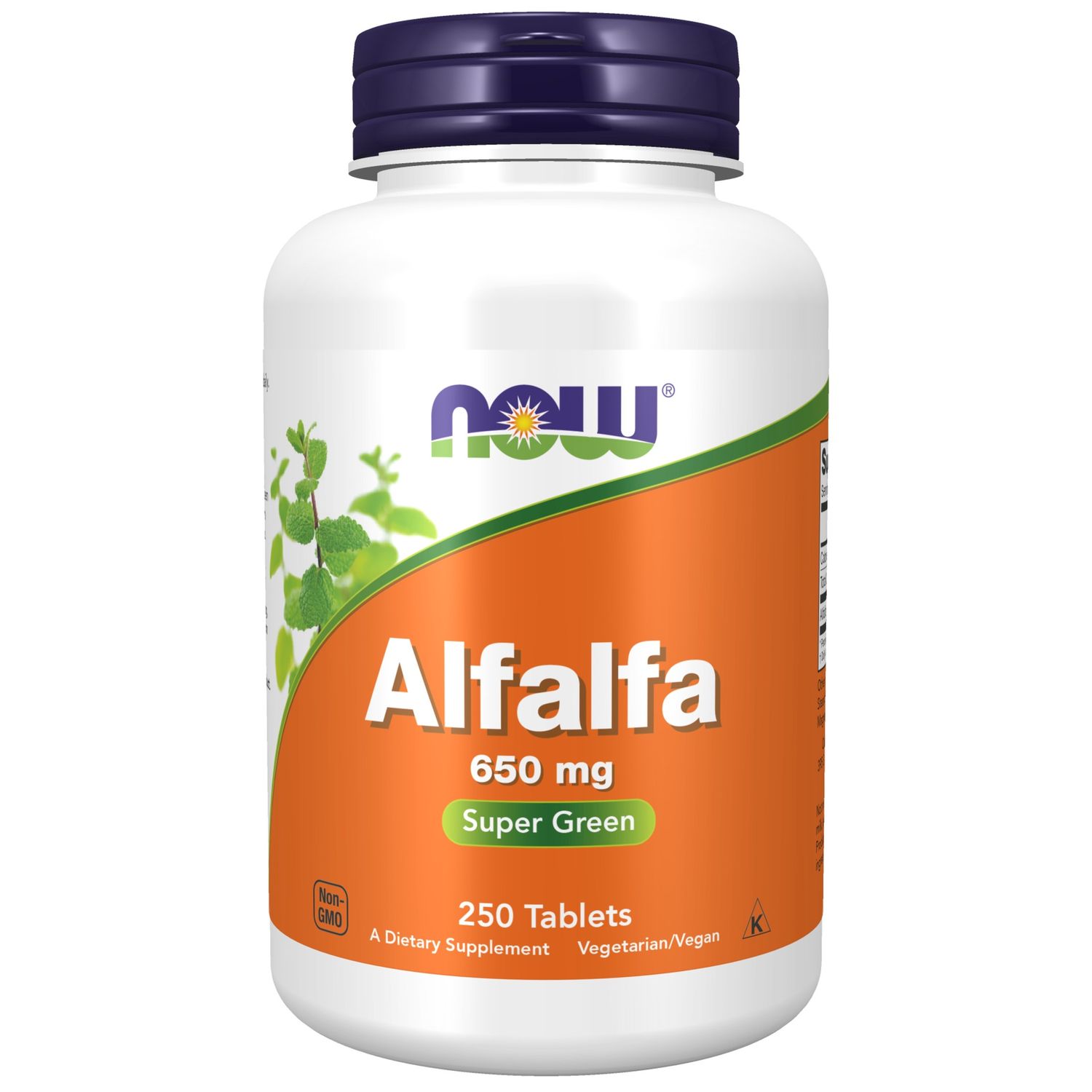 NOW Alfalfa 650 mg 250 Tablets