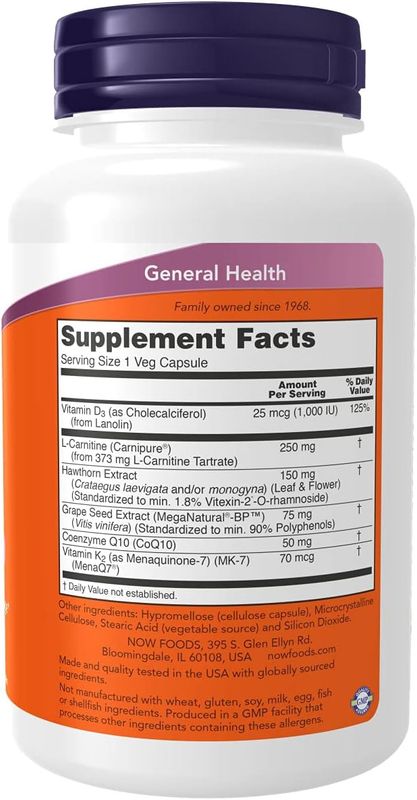 Now Supplements , Clinical Cardio - Veg Capsules