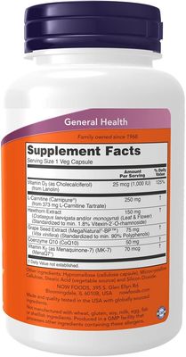 Now Supplements , Clinical Cardio - Veg Capsules