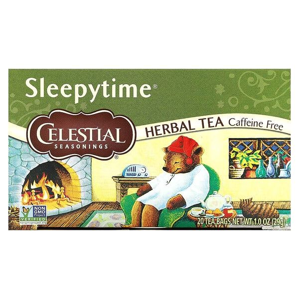 CELESTIAL SEASONINGS , Herbal Tea, Sleepytime, Caffeine Free, BAG: 20 tea bags, 1.0 oz (29 g)