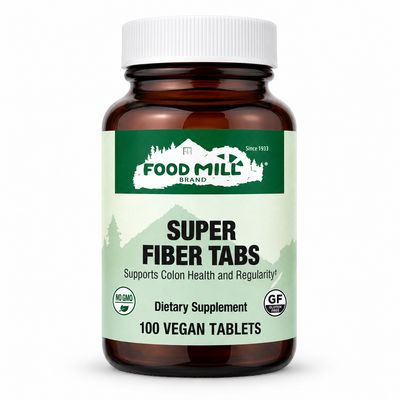 The Food Mill Super Fiber Vegetarian Tablets, 100 Count The Food Mill Super Fiber Vegetarian Tablets, 100 Count