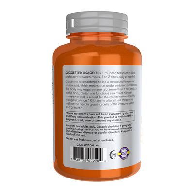 Now Sports , L-Glutamine Powder - 6 oz.