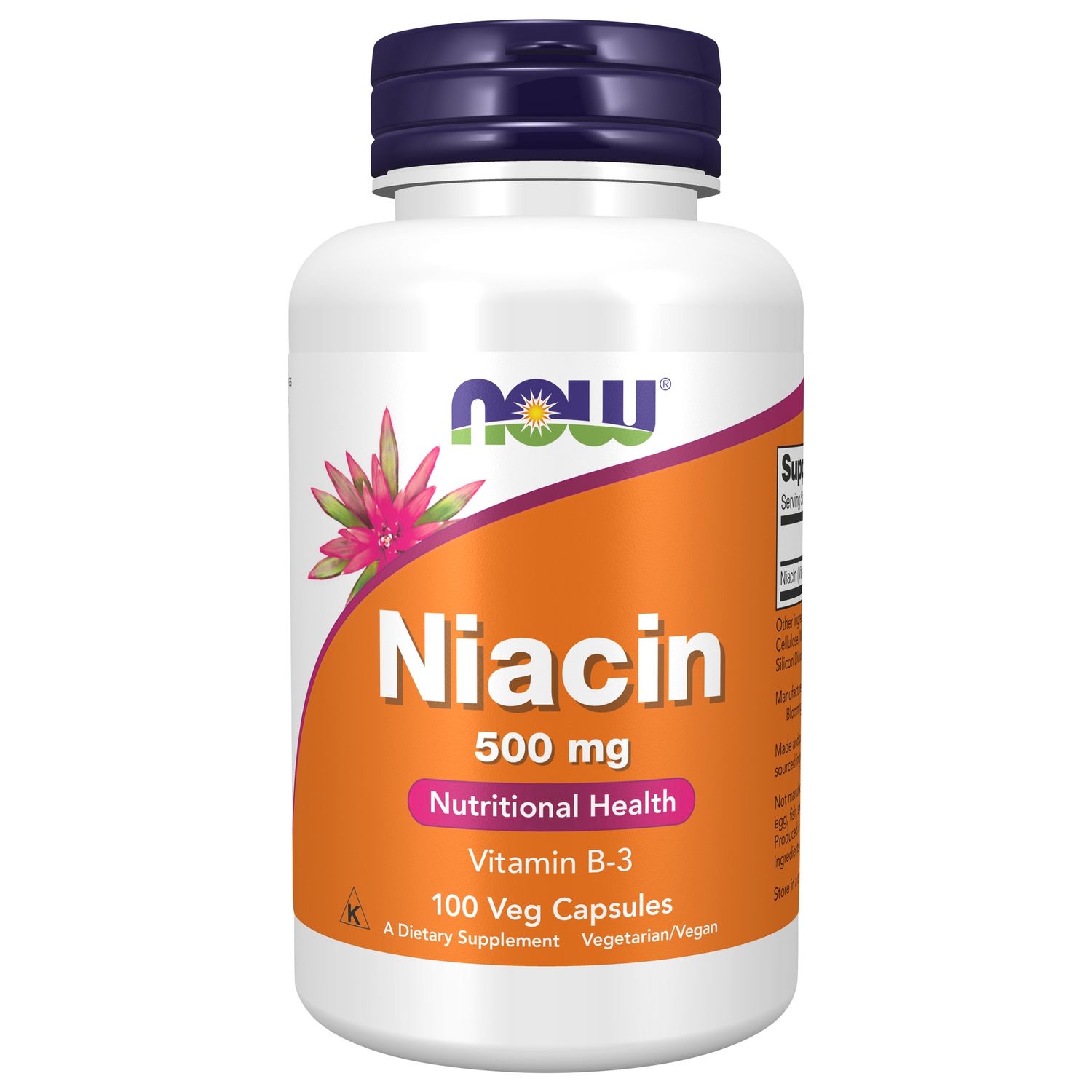 Now, Niacin 500mg 100 Vcaps
