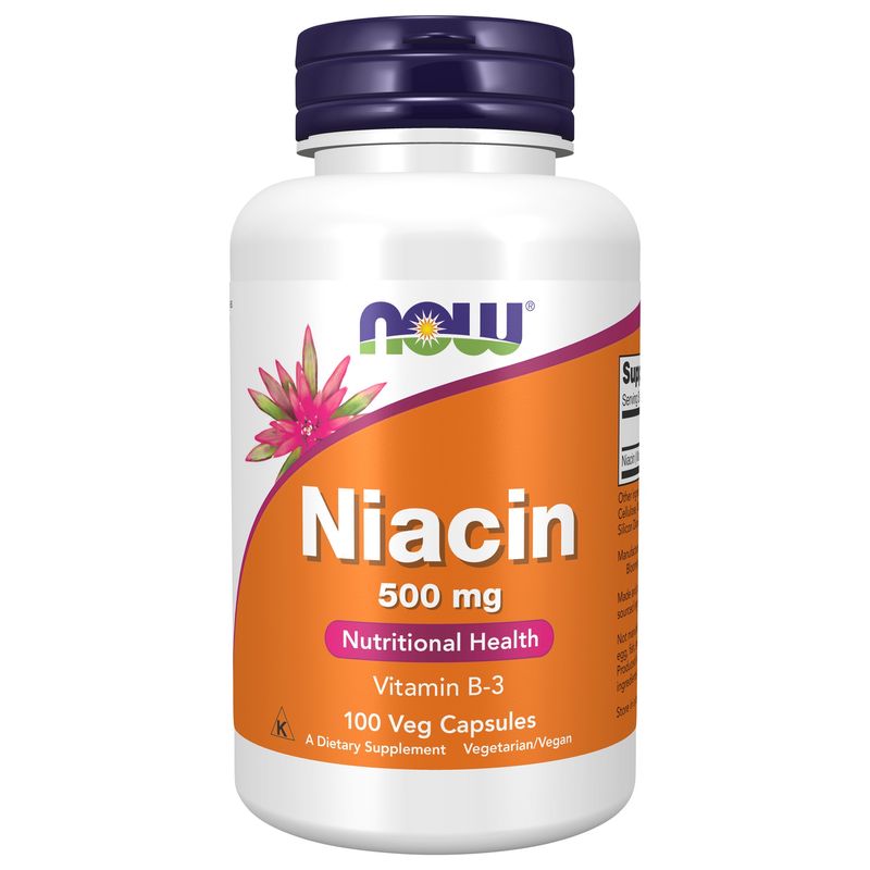 Now, Niacin 500mg 100 Vcaps Now, Niacin 500mg 100 Vcaps
