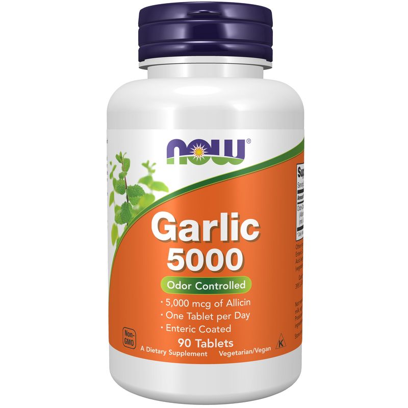 Now Supplements , Garlic 5000 - Tablets Now Supplements , Garlic 5000 - Tablets