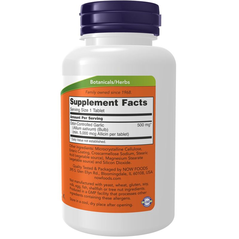 Now Supplements , Garlic 5000 - Tablets