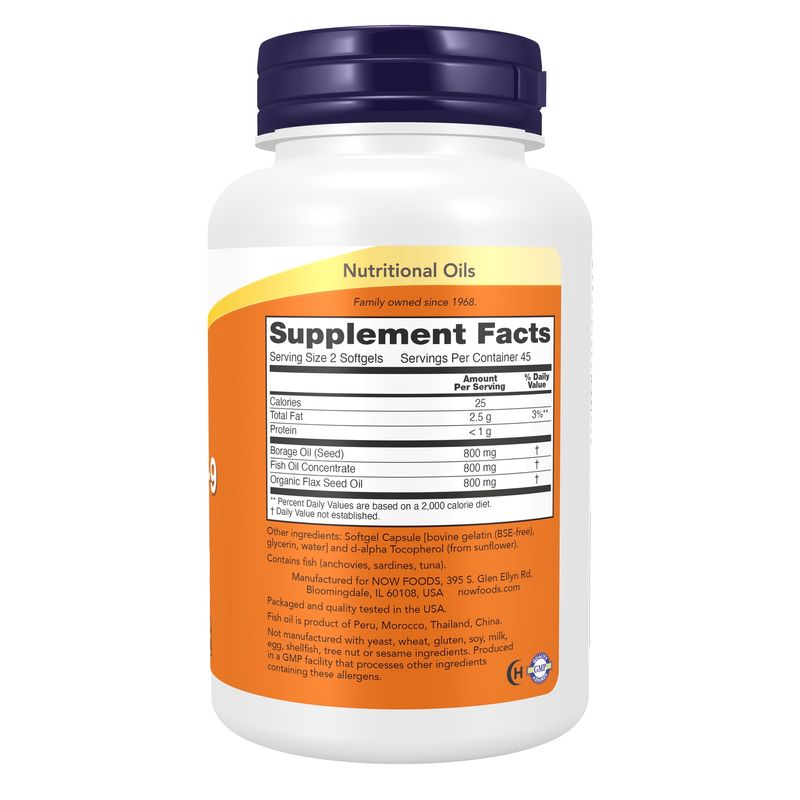 NOW, Super Omega 3-6-9 1200 mg