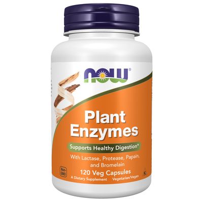 Now Supplements , Plant Enzymes - Veg Capsules Now Supplements , Plant Enzymes - Veg Capsules