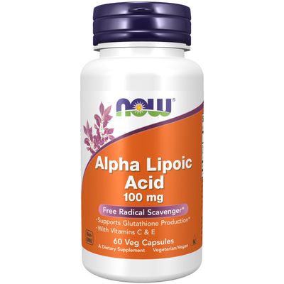 Now, Alpha Lipoic Acid 100mg 60 Vcap Now, Alpha Lipoic Acid 100mg 60 Vcap