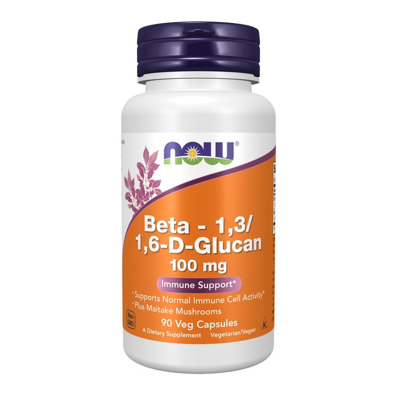 Now Supplements , Beta 1,3/1,6- D -Glucan 100 Mg - Veg Capsules Now Supplements , Beta 1,3/1,6- D -Glucan 100 Mg - Veg Capsules