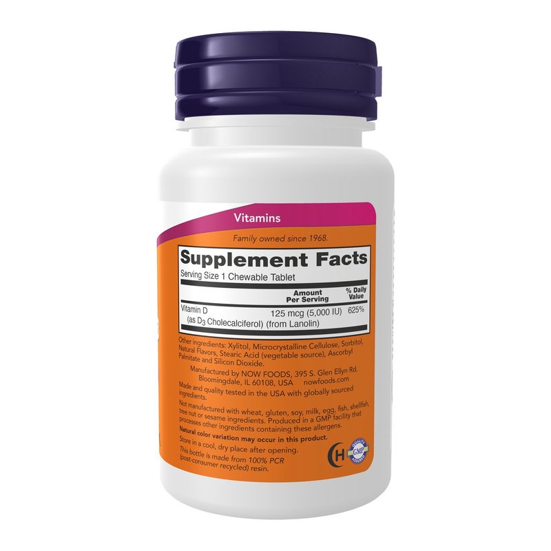 Now Supplements , Vitamin D-3 5000 Iu