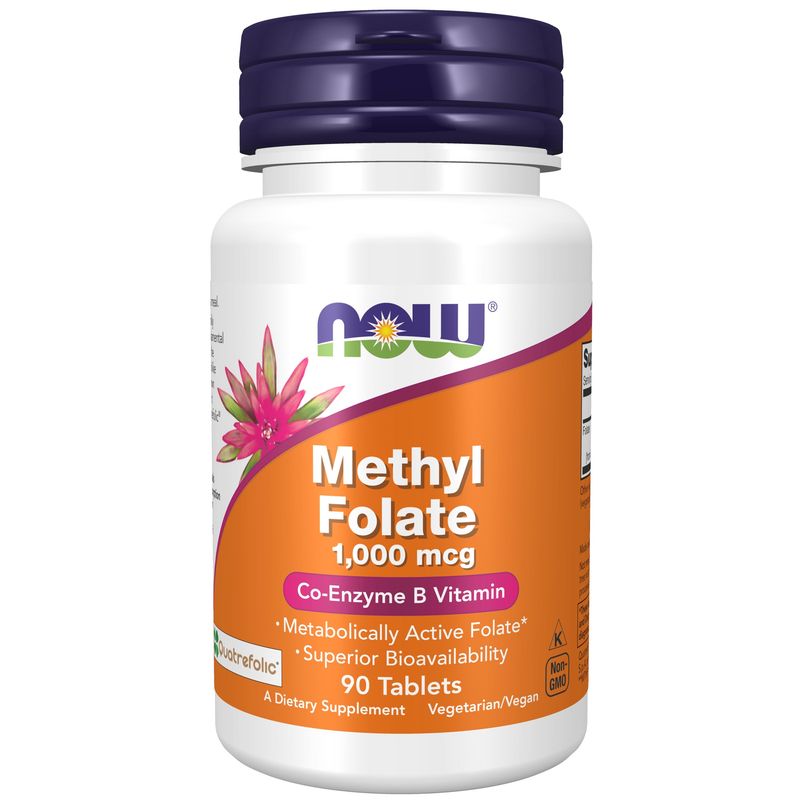 Now Supplements , Methyl Folate 1,000 Mcg - Tablets Now Supplements , Methyl Folate 1,000 Mcg - Tablets