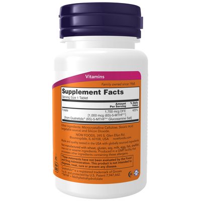 Now Supplements , Methyl Folate 1,000 Mcg - Tablets
