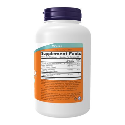 Now Supplements , Cal-Mag Dk - 180 Capsules