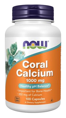 Now Supplements , Coral Calcium 1000 Mg - Veg Capsules