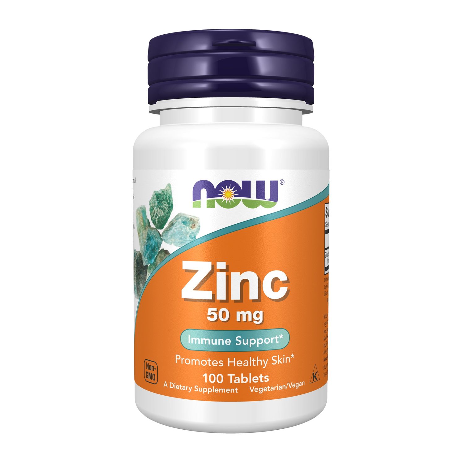 Now, Zinc Gluconate 50mg 100 Tabs
