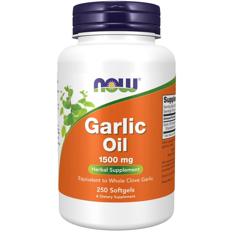 Now Supplements , Garlic Oil 1500 Mg - 250 Softgels Now Supplements , Garlic Oil 1500 Mg - 250 Softgels