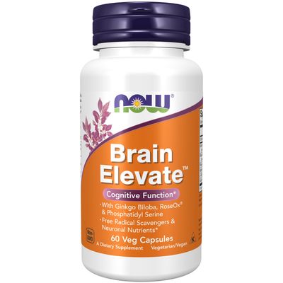 Now Supplements , Brain Elevate - Veg Capsules Now Supplements , Brain Elevate - Veg Capsules