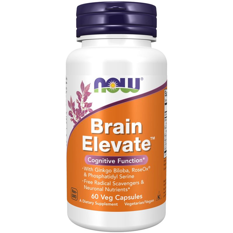Now Supplements , Brain Elevate - Veg Capsules Now Supplements , Brain Elevate - Veg Capsules