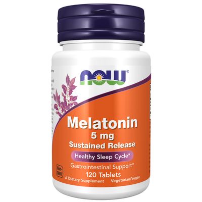 Now Supplements , Melatonin 5 Mg Sustained Release - Tablets Now Supplements , Melatonin 5 Mg Sustained Release - Tablets