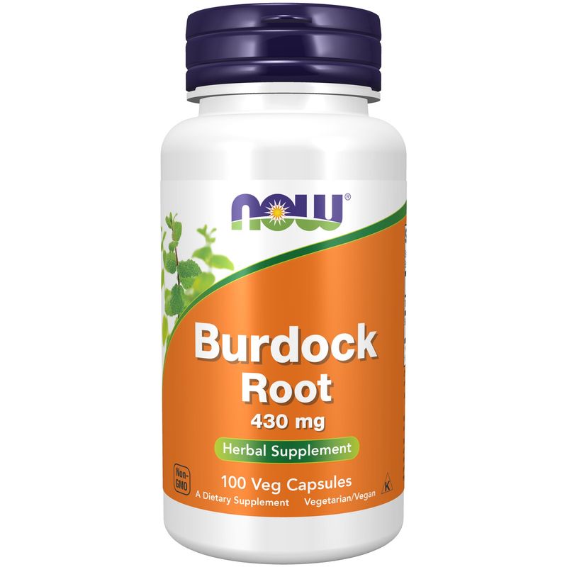 Now Supplements , Burdock Root 430 Mg - 100 Veg Capsules Now Supplements , Burdock Root 430 Mg - 100 Veg Capsules