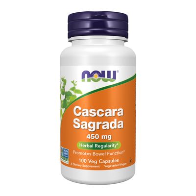 Now, Cascara Sagrada 450mg 100 Vcaps