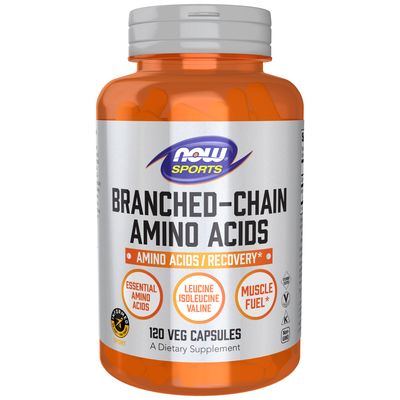 Now Sports , Branched Chain Amino Acids - 120 Veg Capsules Now Sports , Branched Chain Amino Acids - 120 Veg Capsules