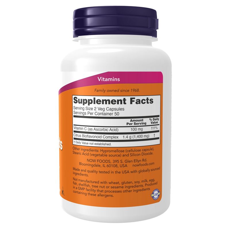 Now Supplements , Citrus Bioflavonoids 700Mg - 100 Capsules