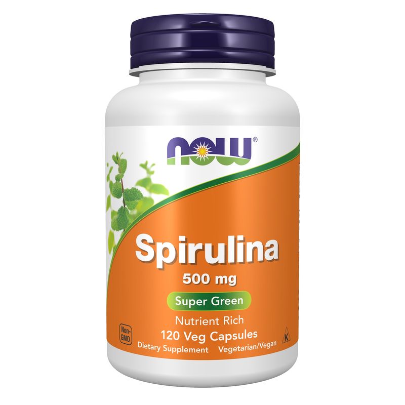Now, Spirulina 500mg 120 Vcaps Now, Spirulina 500mg 120 Vcaps